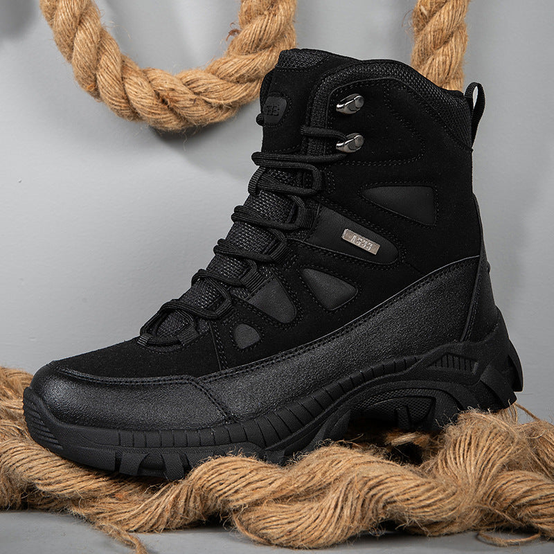 Herren Robuste Outdoor-Boots mit hohem Knöchelschutz und rutschfester Sohle R&B