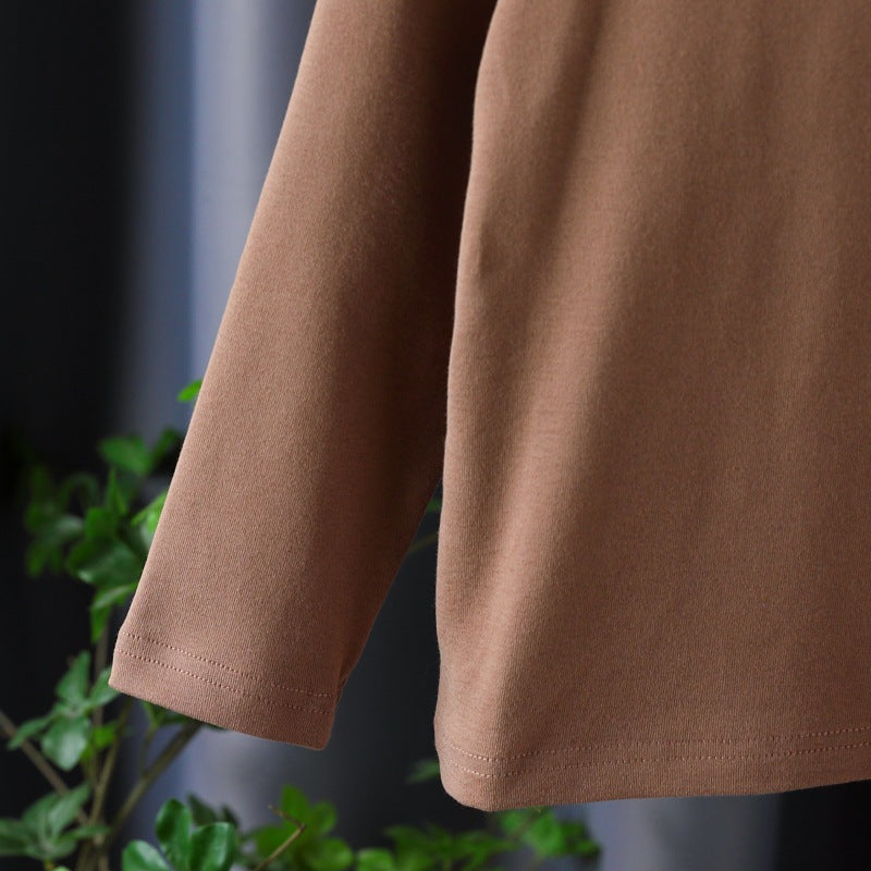 Mädchen Langarmshirt mit elegantem Stehkragen und filigraner Bestickung R&B