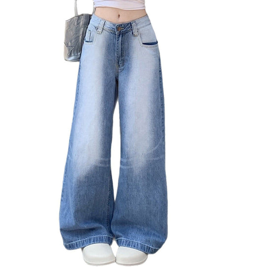 Damen Weite Jeanshose R&B