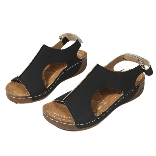 Damen Komfortable Sandalen mit offenem Zehenbereich und ergonomischer Fußbettung R&B