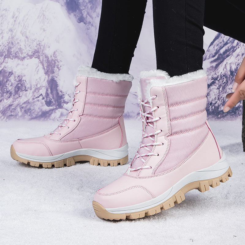 Damen Winterstiefel mit isolierter Fütterung und rutschfester Profilsohle R&B