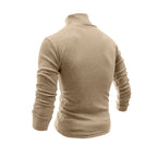 Herren Rollkragenpullover aus weichem Baumwollmix mit strukturierter Oberfläche