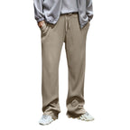 Herren Sportliche Ripp-Trainingshose mit verstellbarem Bund und Seitentaschen R&B