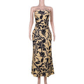 Damen Maxikleid mit floralem Muster und schmalen Spaghettiträgern R&B