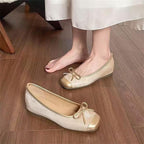 Damen Ballerinas mit modischem Schnürdetail und eleganter Zusatzapplikation R&B
