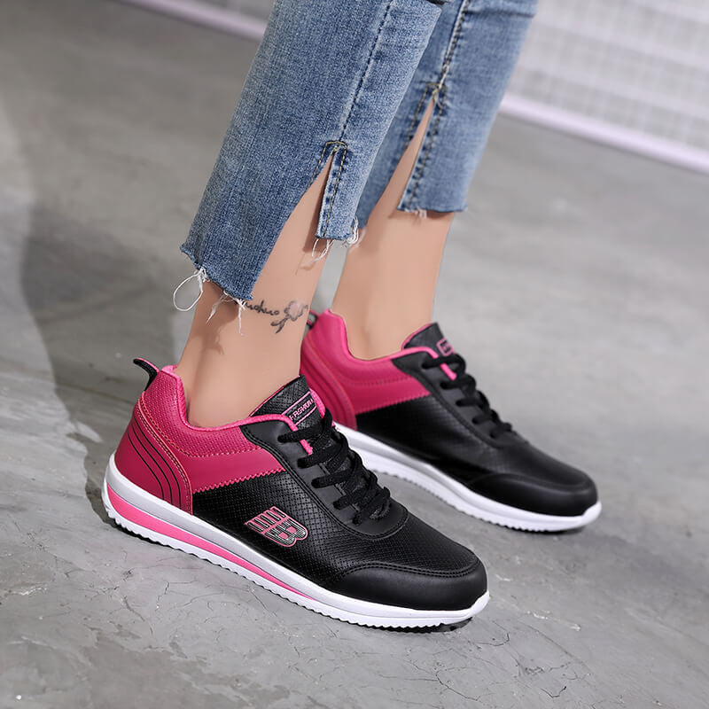 Damen sportive Freizeitsneaker mit atmungsaktivem Obermaterial und rutschfester Sohle R&B