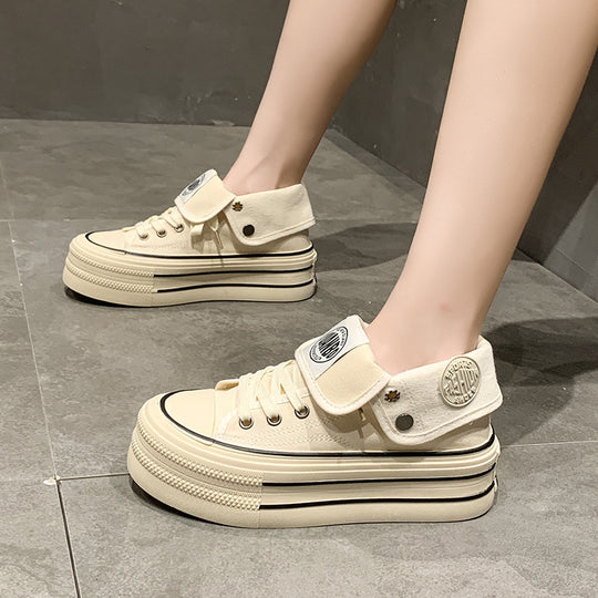 Damen Modische Plateau Sneakers mit hohem Tragekomfort und flexiblem Obermaterial R&B