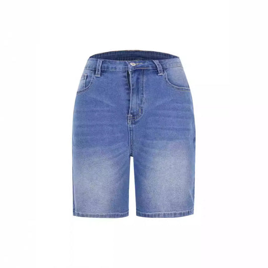 Damen Denim-Shorts mit lässigem Schnitt und lässigen Details R&B