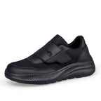 Damen komfortable Slip-On Sneakers mit elastischem Klettverschluss R&B