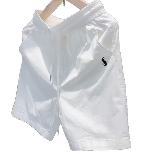 Herren leichte Freizeithose mit elastischem Bund und seitlichen Taschen R&B