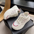 Damen sportliche Sneakers mit atmungsaktiver Mesh-Oberfläche und dämpfender Sohle R&B
