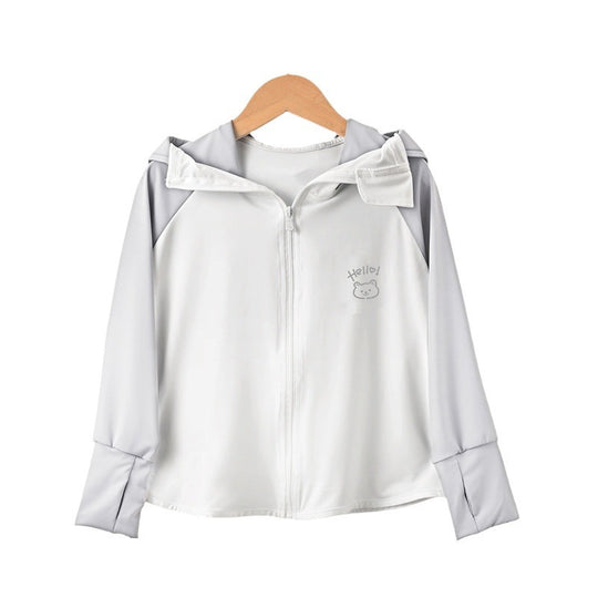 Damen atmungsaktive UV-Schutzjacke mit Kapuze R&B