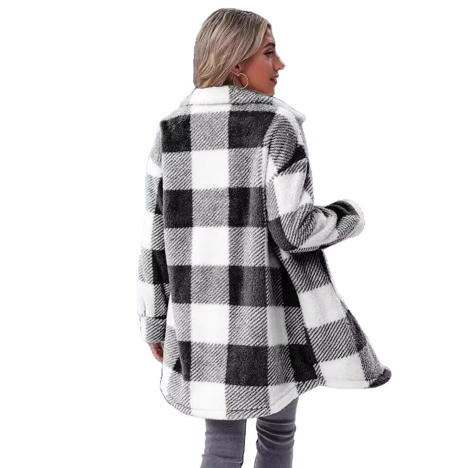 Damen Flanell-Winterjacke R&B