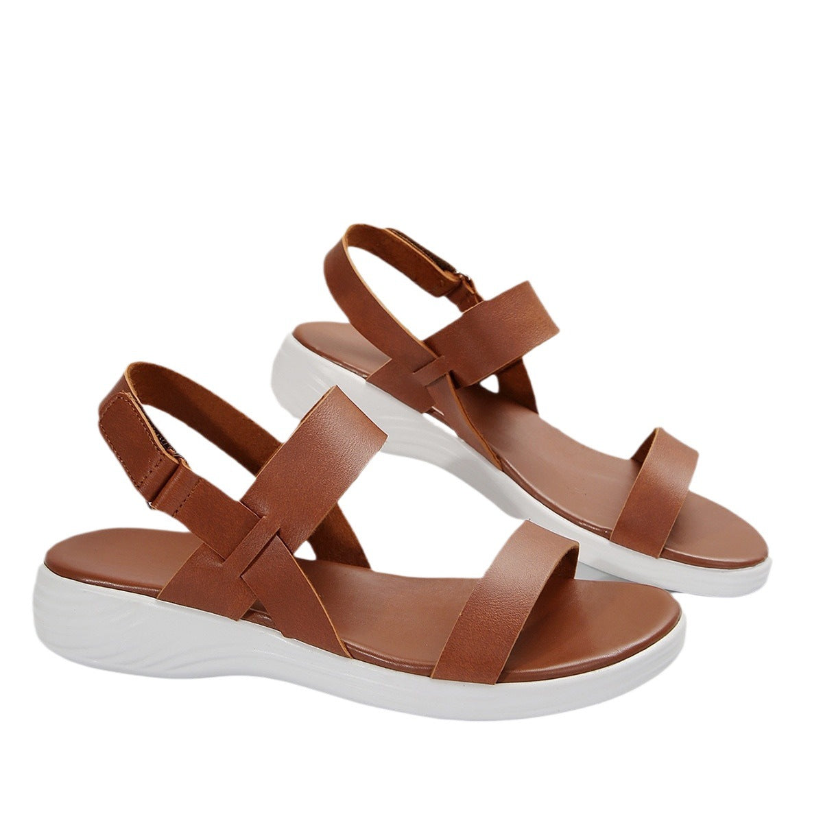 Damen Komfortable Riemensandalen mit gepolstertem Fußbett R&B