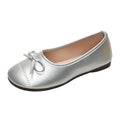 Damen Ballerina-Schuhe mit zierlichem Schleifenakzent und eleganter Oberfläche R&B