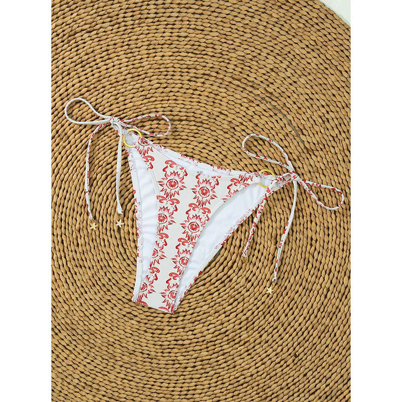Damen Triangel-Bikini mit eleganten Ringdetails R&B
