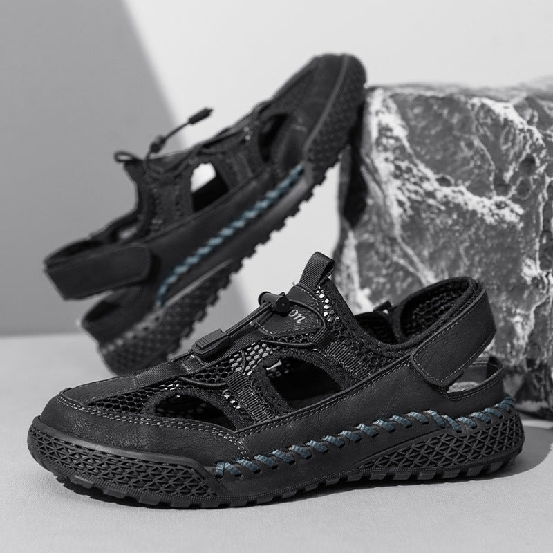 Damen Freizeit-Sandalen mit verstellbarem Riemen und atmungsaktivem Obermaterial R&B