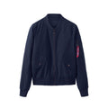 Damen modische Bomberjacke mit praktischen Seitentaschen und elastischen Bündchen