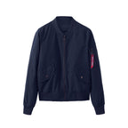 Damen sportliche Bomberjacke mit praktischen Taschen