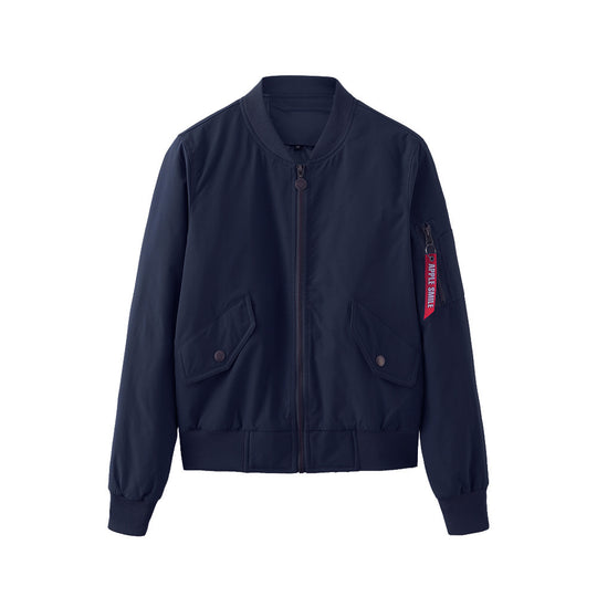 Damen sportliche Bomberjacke mit praktischen Taschen R&B