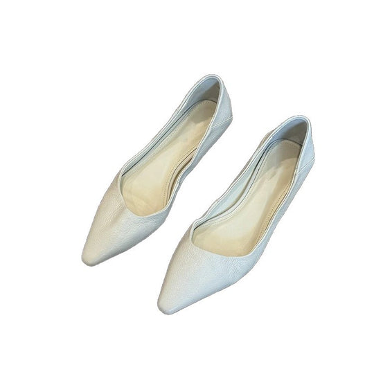 Damen elegante Ballerinas mit klassischem spitzen Design und bequemer Innensohle R&B