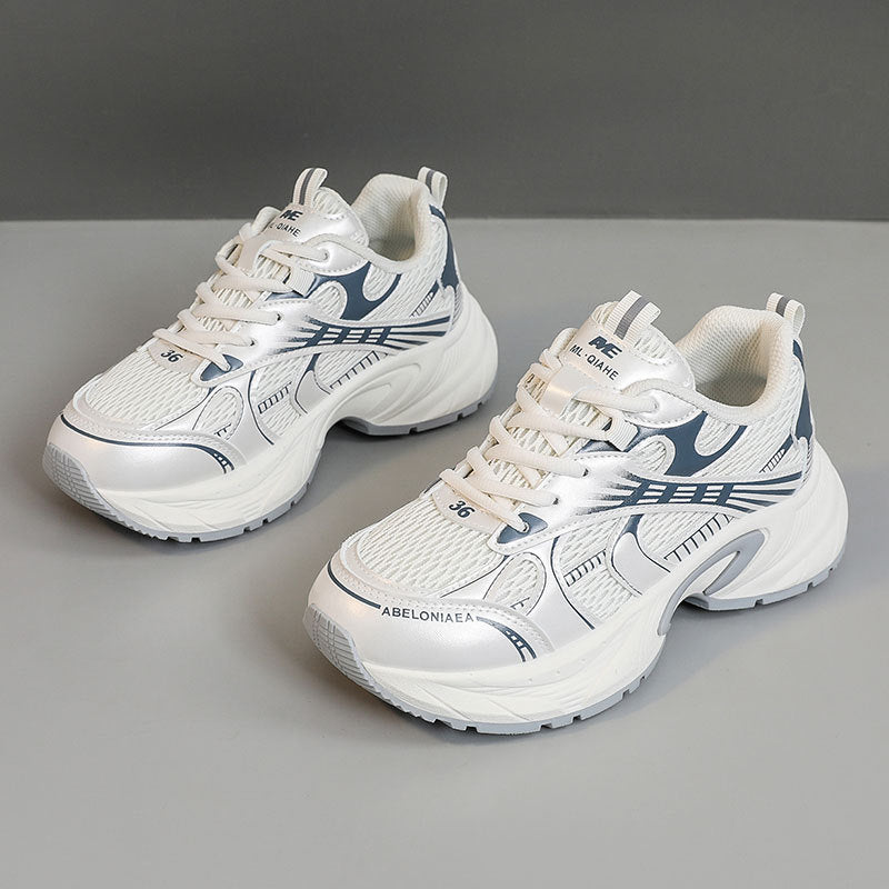 Damen Sportliche Sneakers mit luftdurchlässiger Mesh-Struktur und ergonomischer Dämpfung R&B