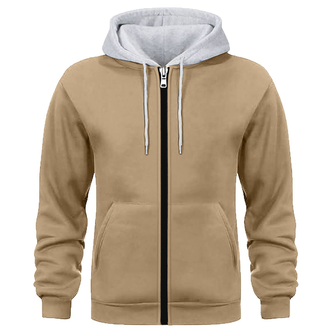 Herren Kapuzenjacke mit doppellagigem Material R&B