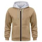 Herren Kapuzenjacke mit doppellagigem Material R&B