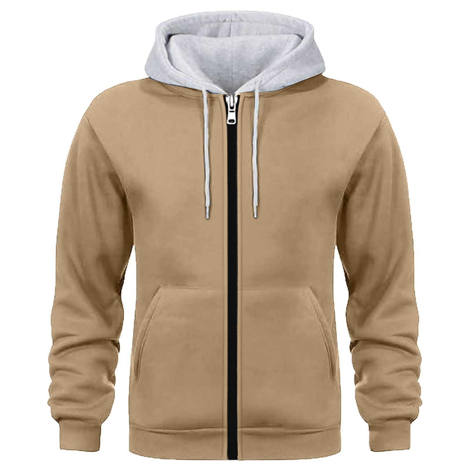 Herren Kapuzenjacke mit doppellagigem Material R&B