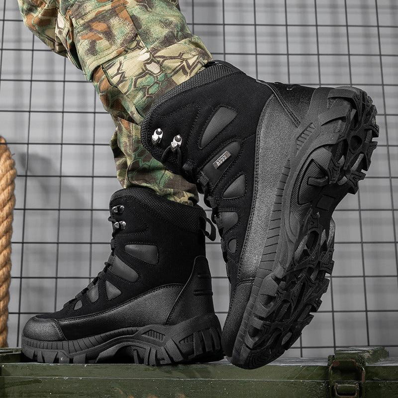 Herren Multifunktionale Tactical Stiefel mit rutschfester Sohle und atmungsaktiver Konstruktion R&B