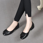 Damen Klassische Ballerinas mit modischem Schnallen-Design R&B