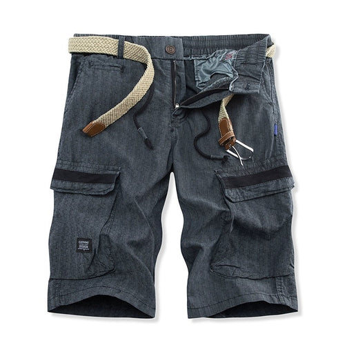 Herren Cargo-Shorts mit praktischem Gummizug und mehreren Taschen R&B