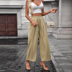 Damen weite Chinohose