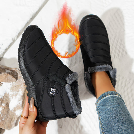Damen Komfortable Winterboots mit kuscheligem Futter und rutschfester Sohle R&B