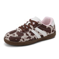 Damen Sportliche Sneakers im trendigen Mustermix