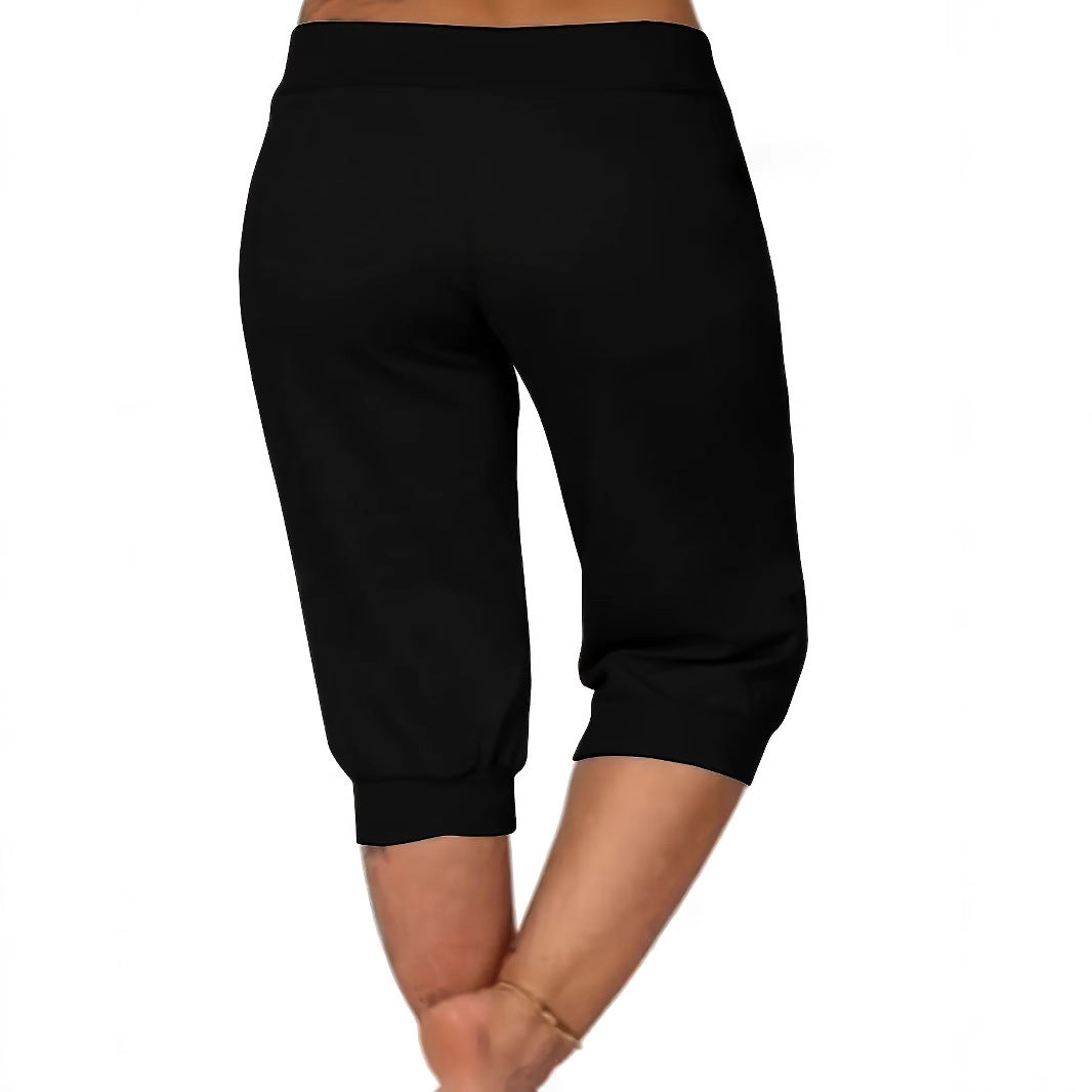 Damen Freizeithose mit lässigem Schnitt und verspieltem Herzmotiv R&B