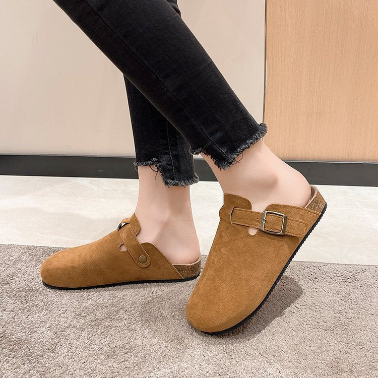 Damen Bequeme Clogs mit verstellbarem Riemen und ergonomischer Sohle R&B