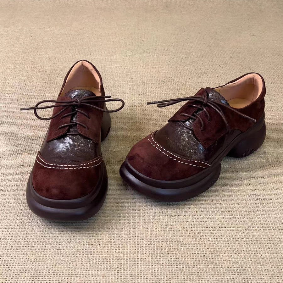Damen Bequeme und elegante Schnürschuhe mit modischen Akzenten R&B