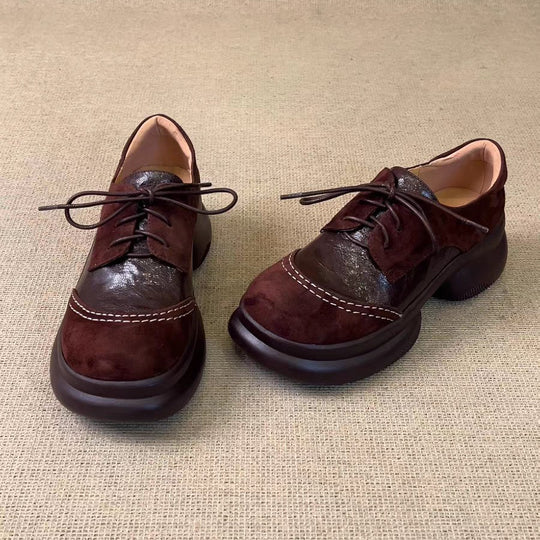 Damen Bequeme und elegante Schnürschuhe mit modischen Akzenten R&B