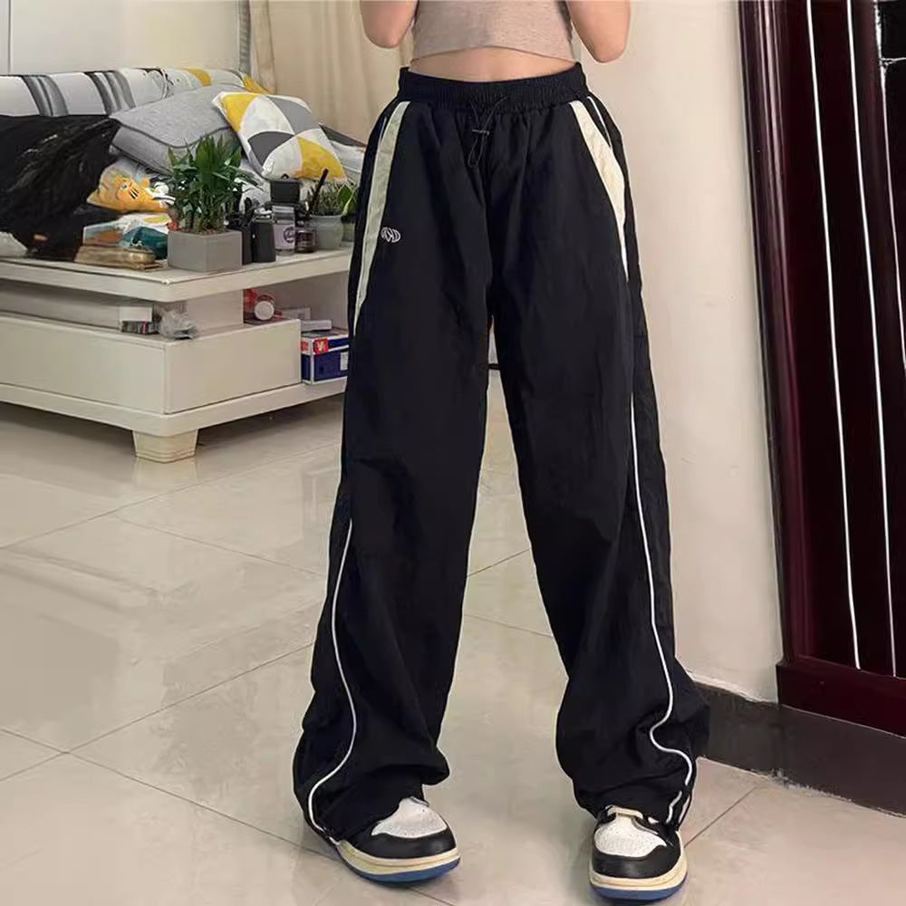 Damen Freizeithose mit seitlichen Kontraststreifen und elastischem Bund R&B