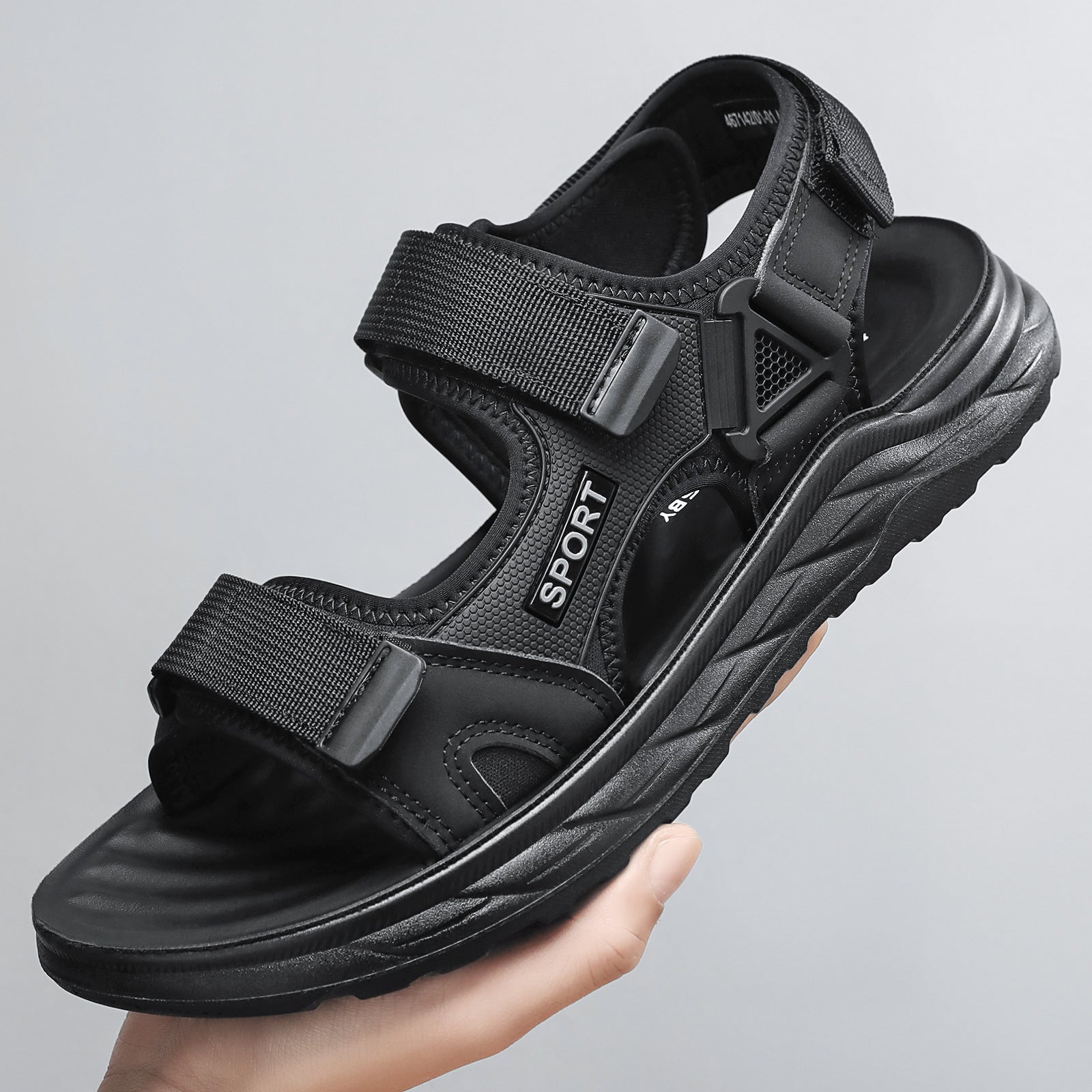 Damen Sportliche Sandalen mit verstellbaren Riemen und rutschfester Sohle