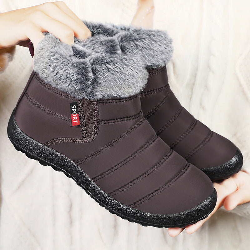 Damen Isolierte Winterstiefel mit rutschfester Sohle und kuscheligem Innenfutter R&B