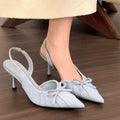 Damen Sling Pumps mit eleganter Schleifenverzierung R&B
