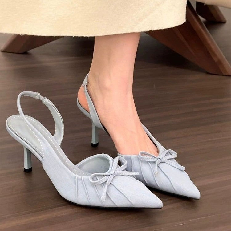 Damen Sling Pumps mit eleganter Schleifenverzierung R&B