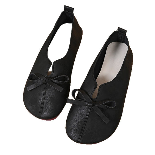 Damen Ballerinas mit modischem Schleifendesign und bequemer Sohle R&B