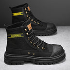 Damen trendige High-Top Stiefel mit rutschfester Sohle und robustem Design R&B
