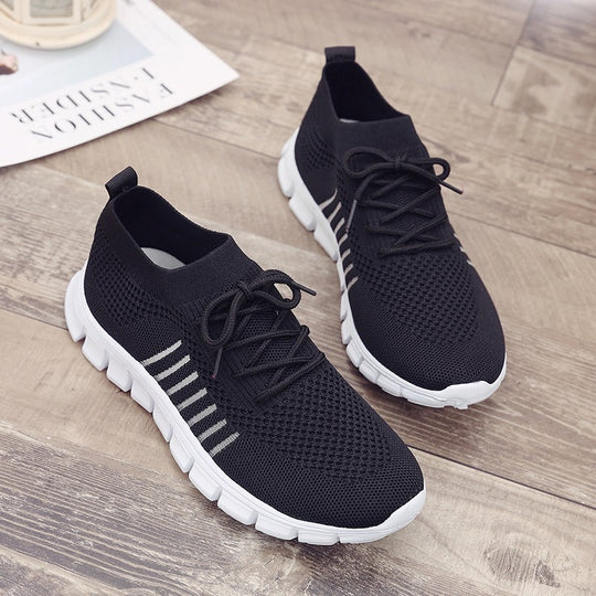 Damen Sportliche Lauf-Sneaker mit sehr atmungsaktivem Mesh-Obermaterial R&B