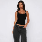 Damen Elegantes Trägershirt mit verschönernden Details R&B