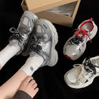 Damen Sportliche Sneakers mit atmungsaktiver Mesh-Oberfläche und federleichtem Dämpfungssystem R&B