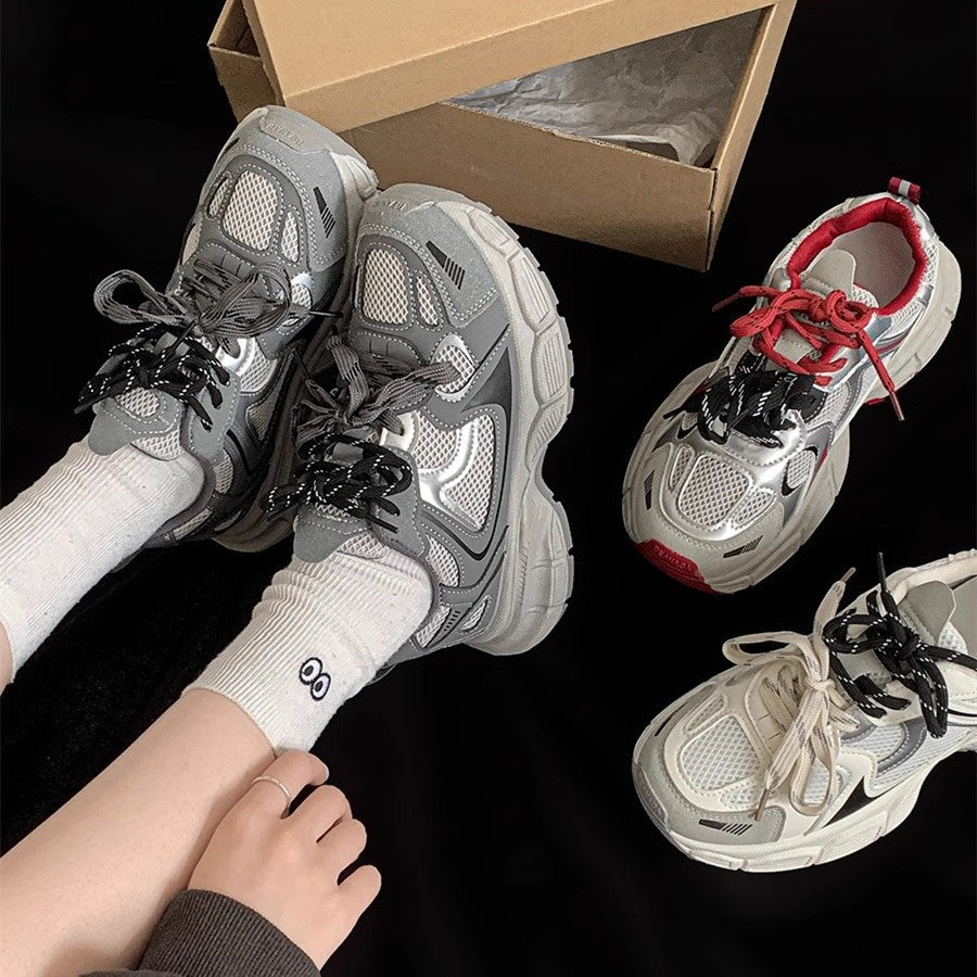 Damen Sportliche Sneakers mit atmungsaktiver Mesh-Oberfläche und federleichtem Dämpfungssystem R&B